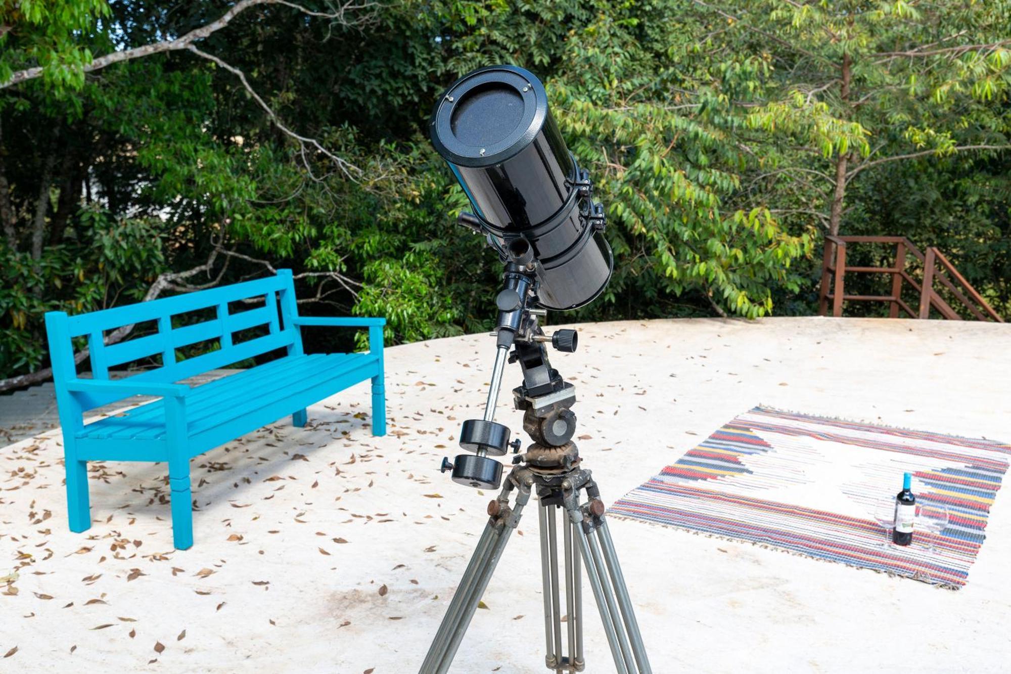 Floresta Encantada Telescopio,Fogueira, Riacho Chapada dos Guimarães Buitenkant foto